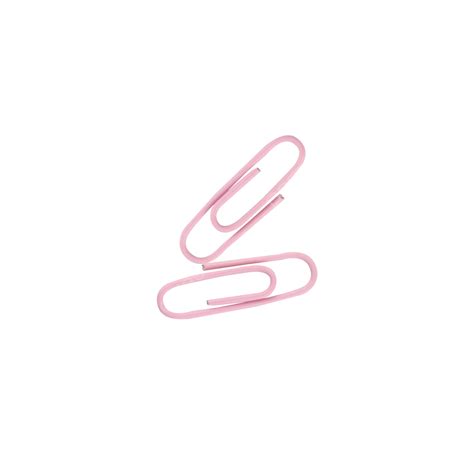 Two Paper Clip Clips Pink Paper Clip Clip PNG Transparent Image And