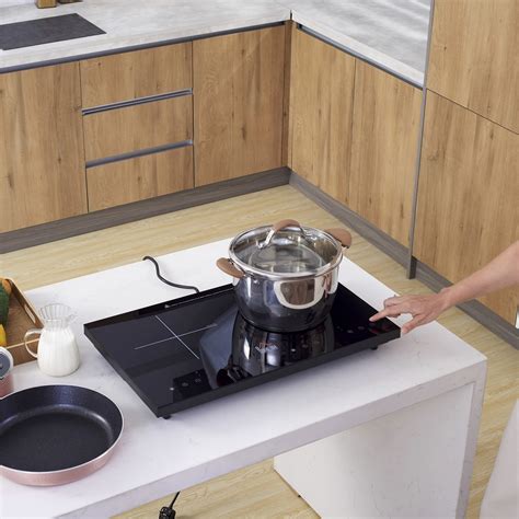 Homcom Portable Induction Hob Double Induction Cooker W Twin Hot Plate Electric Cooktop With