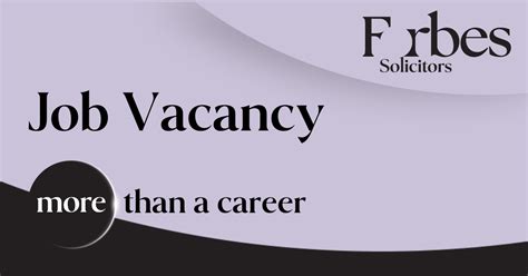 Forbes Solicitors Jobs Search Here For Your Perfect Career Job