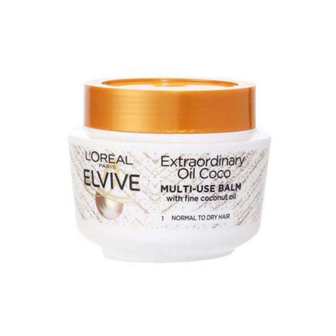 L Oreal Elvive Oil Extraordinary Multi Use Balm Coconut Hair Mask Ml