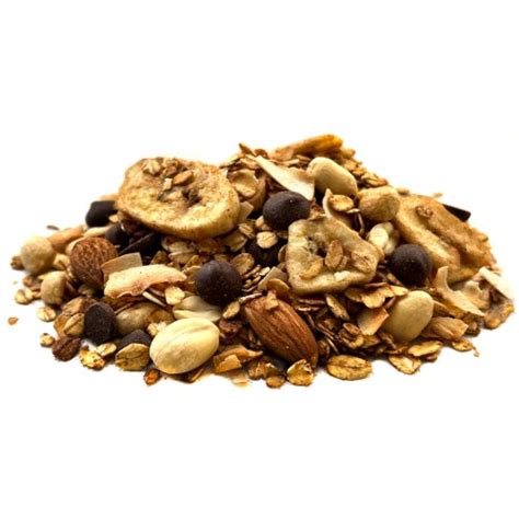 Гранола с шоколад и фъстъчено масло . Зърнени храни . Vikinuts.net