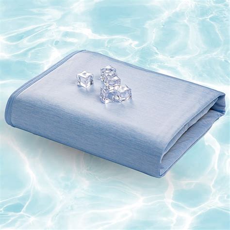 Cool Feeling Blanket For Hot Sleepers Summer Night Sweats Blue Throw Size X China