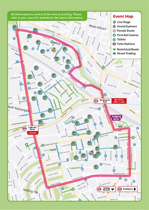 Notting Hill Carnival Route 2024 - Mimi Susann