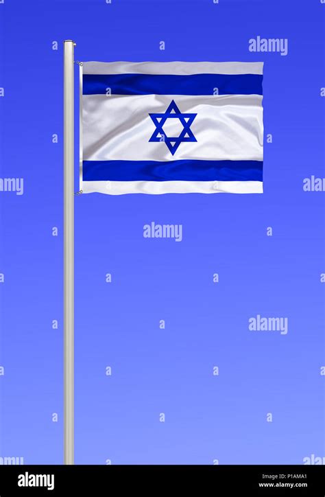 Flag Of Israel Flagge Von Israel Stock Photo Alamy