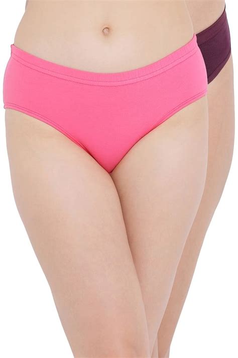 Buy Pack Of 2 Low Waist Bikini Panties Cotton Online India Best Prices COD Clovia PNC321120