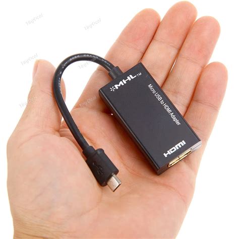 Usb To Hdmi Mhl Micro Usb Male To Hdmi Female Vedio Cable Connection