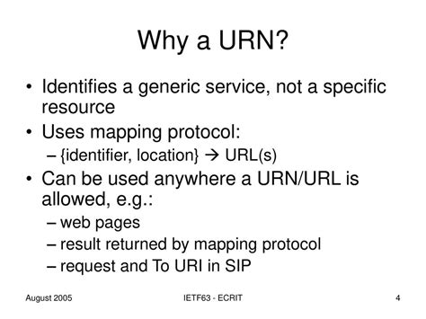 Service URN draft-schulzrinne-sipping-service ppt download