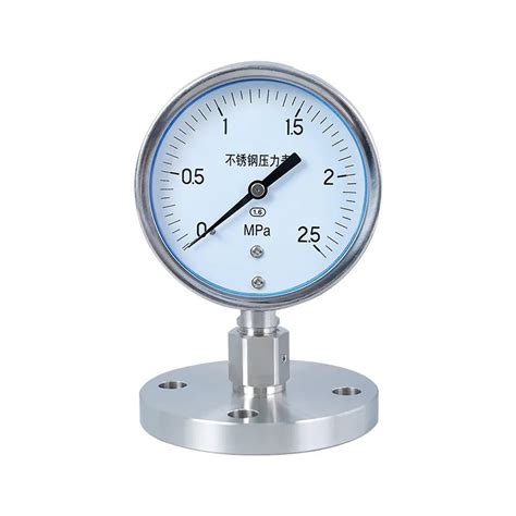 Stainless Steel Heavy Duty Manometer High Accuracy Petroleum Pressure