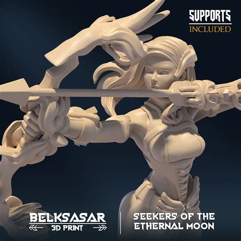 STL File Moon Defender Owleye C Nude And Normal3D Printable Model To