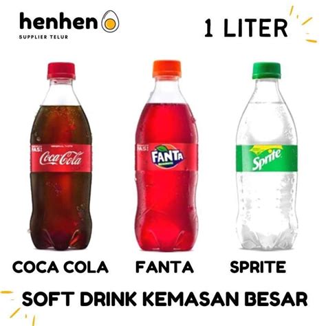 Jual COCA COLA FANTA SPRITE 1 LITER PER BOTOL Di Seller HEN MART