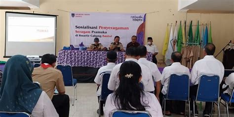 Kwarcab Bantul Selenggarakan Sosialisasi Penyeragaman Seragam Pramuka