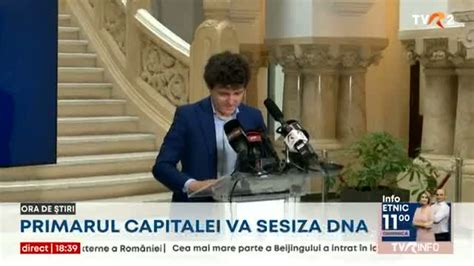 Video Primarul Capitalei Va Sesiza Dna Pentru Nereguli La Csm Bucure Ti