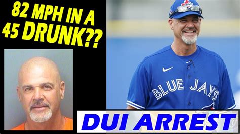 Blue Jays Coach Pete Walker Arrested For Dui Going 82 Mph In A 45 Mph