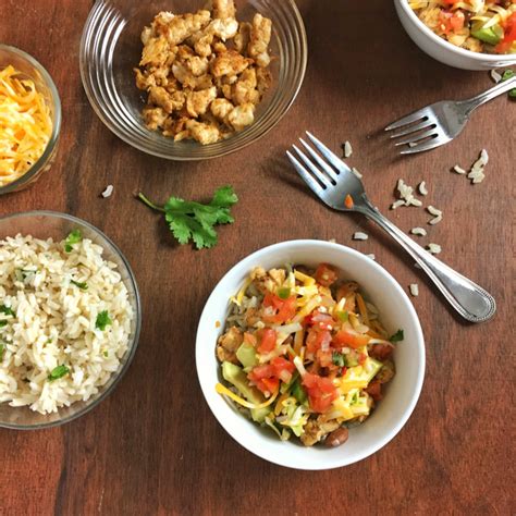 Naked Chicken Burrito Bowls