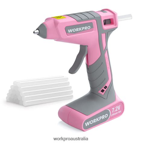 WORKPRO V Cordless Hot Melt Glue Gun Kit D R VT Tool Pink White D R VT Convenient