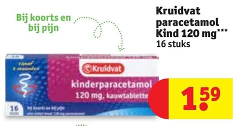 Paracetamol Kind Mg Stuks Aanbieding Bij Kruidvat