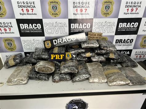 Prf E Draco Apreende 20 Kg De Supermaconha Avaliada Em Mais De Meio