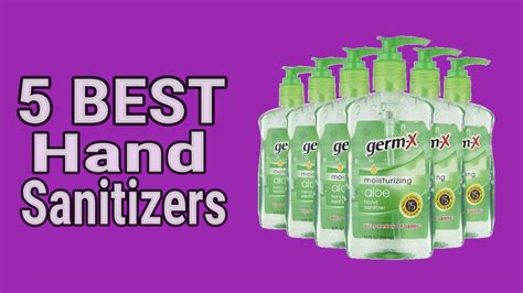 5 Best Hand Sanitizers Youtube