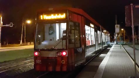 Mitfahrt in der Linie 1 von A Saefkow Allee bis Bahnhof Görden im MGT6D