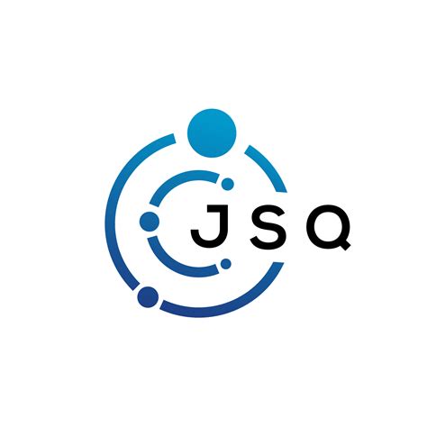 JSQ letter technology logo design on white background. JSQ creative ...