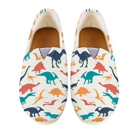 Dinosaur Shoes Dinosaur Women Shoes Shoes With Dinosaur Etsy