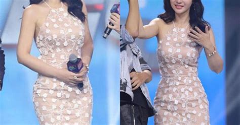 Siêu vòng Liễu Nham đẹp không tì vết với đầm nude Sao châu Á Việt Giải Trí