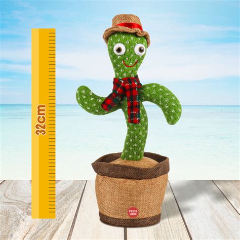 Танцующий и поющий кактус, мягкая игрушка для детей 2022 - купить с ...