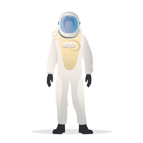 The astronaut in a protective suit. Suitable for space flight theme. Isolated. Vector. 5115994 ...