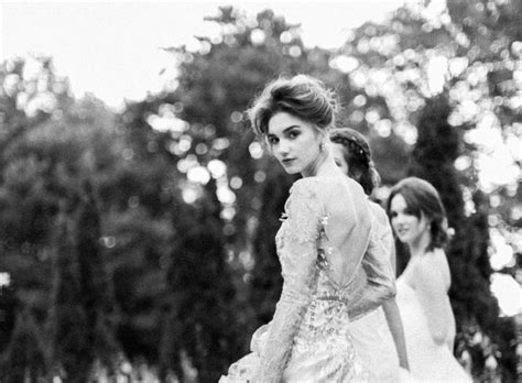 Gold Antique Chantilly Lace Wedding Gown Styled Shoot Utterly Engaged