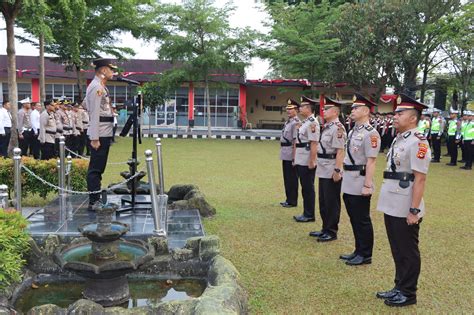 Polres Muara Enim Kembali Lakukan Mutasi Jabatan Perwira