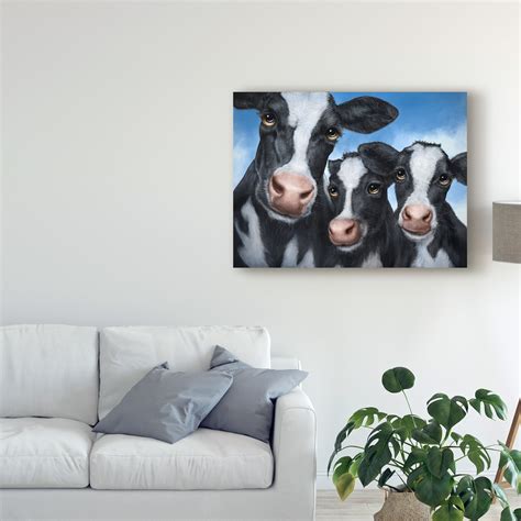 Trademark Fine Art Cows Canvas Art By Patrick Lamontagne