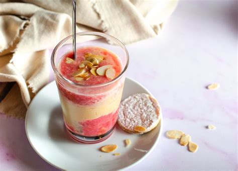 Rhubarb And Custard Layered Dessert Lost In Food