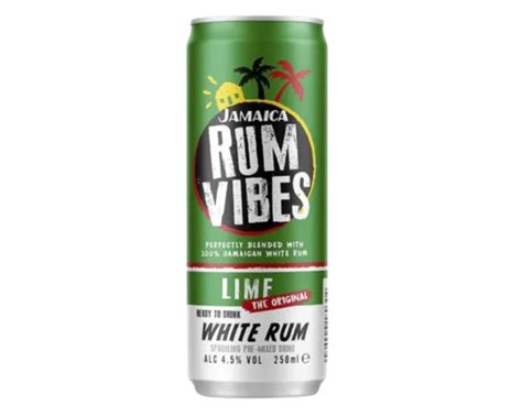 Jamaica Rum Vibes Original Lime 250ml Afro Caribbean Tingz