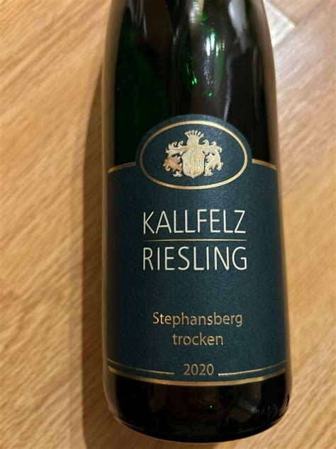 Albert Kallfelz Merler Stephansberg Riesling Selection Trocken