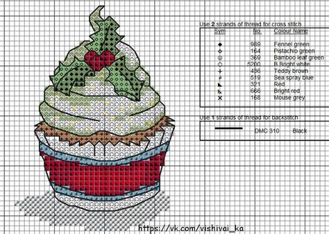 Ошибка 429 Cupcake cross stitch Christmas cross stitch Cross stitch