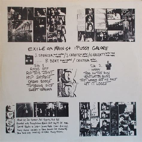 Pussy Galore Exile On