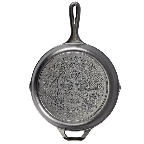 Lodge Day of the Dead Cast Iron Skillet, 10.25" | Sur La Table