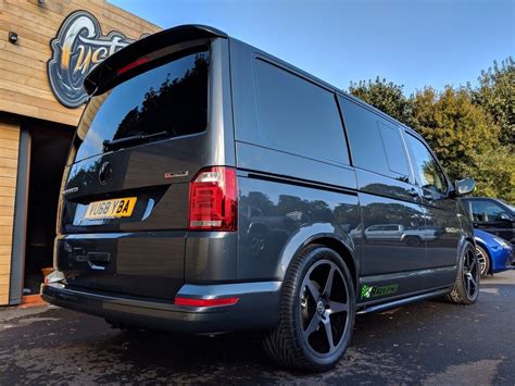 Custom Vw T Transporter Raceline Gt In Indium Grey Van Chevy Van Vans