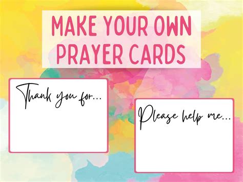 Make Your Own Prayer Cards — Desert Mission Umc