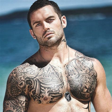 Tattooed Those Eyes Dangerously Delicious Combination Chest