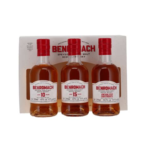 Benromach Trio Pack - Benromach 10 Year old, Benromach 15 Year old ...