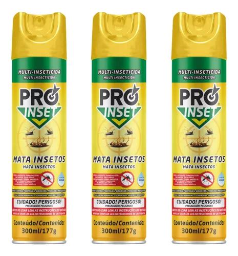 Produto Para Matar Pernilongo - Multi Inseticida Mata Pernilongo Mosca Barata 300ml - 3 Un | MercadoLivre