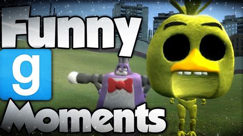 Five Nights At Freddys Gmod Funny Running Npcs Youtube