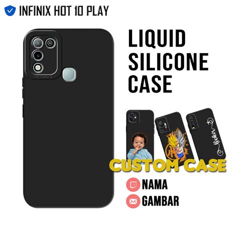 Jual Case Infinix Hot 10 Play Casing Softcase Macaron Liquid Pro Camera Custom Case Shopee