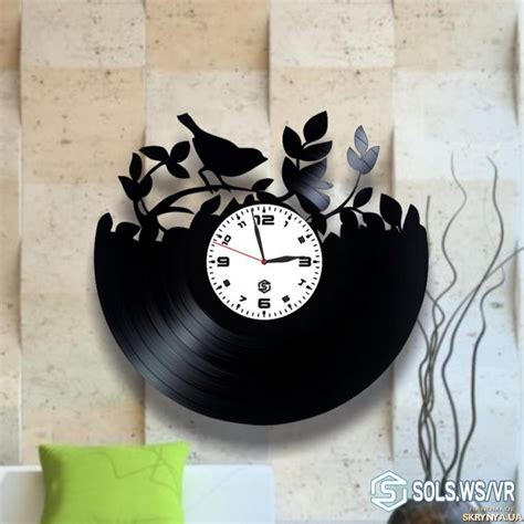 Купити Соловей. Настенные часы из виниловых пла | Skrynya.ua