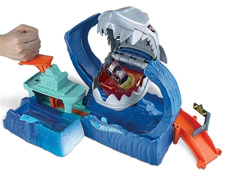 SET HOT WHEELS CITY ROBO TIBURON