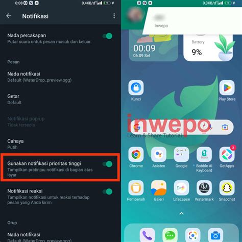 Cara Membuat Custom Pop Up Notifikasi Whatsapp Keren