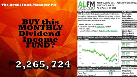 REVIEW On ALFM Global Multi Asset Income Fund GCASH Monthly Passive