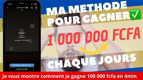 Je Vous Montre Comment Gagner 100 000 Fcfa En 4 Minutes 1xbet