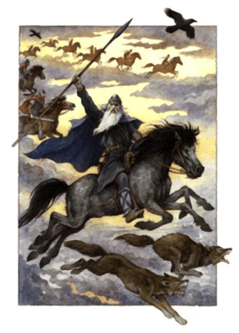 The Wild Hunt Of Odin Peter Nicolai Arbo The Wild Hunt Of Odin
